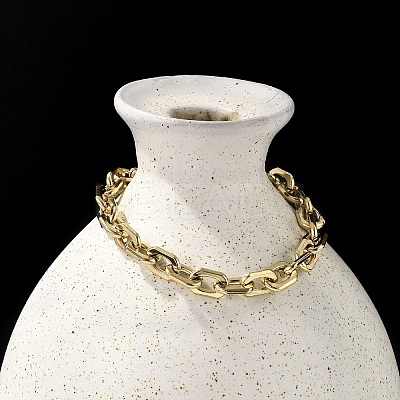 304 Stainless Steel Cable Chain Bracelets for Women BJEW-F488-14G-1