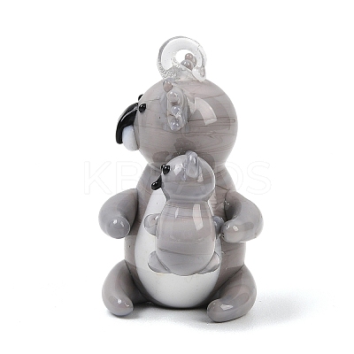 Handmade Lampwork Big Pendants LS-LAMP-L083-06-1
