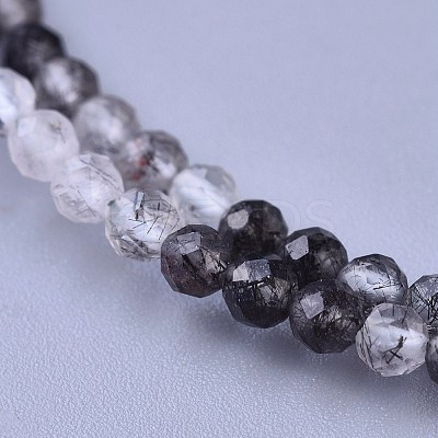 Natural Rutilated Quartz Beaded Necklaces NJEW-K114-B-A05-1
