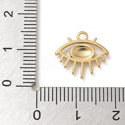 Ion Plating(IP) 304 Stainless Steel Enamel Charms STAS-G351-07G-01-1
