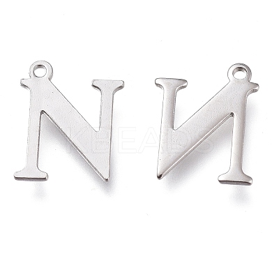 Tarnish Resistant 304 Stainless Steel Charms STAS-H112-N-P-1
