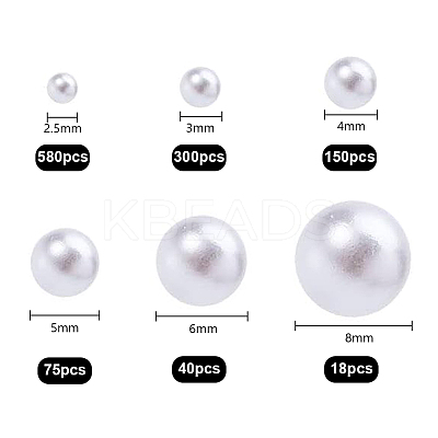 Imitation Pearl Acrylic Beads OACR-PH0002-05-1