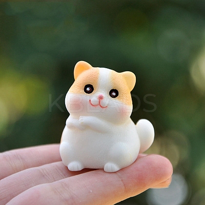 Cartoon Pattern Cat Resin Ornament LS-PW-WG22480-01-1