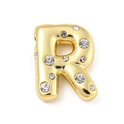 Brass Micro Pave Clear Cubic Zirconia Pendants KK-E093-04G-R-1