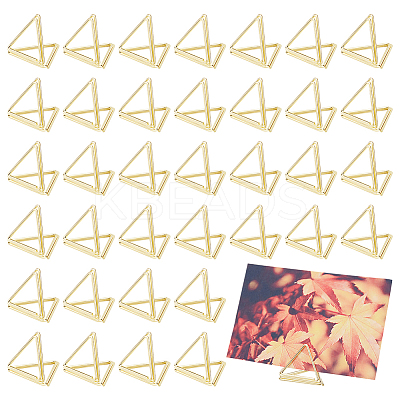 38Pcs Mini Iron Place Card Holders AJEW-CP0007-81G-1