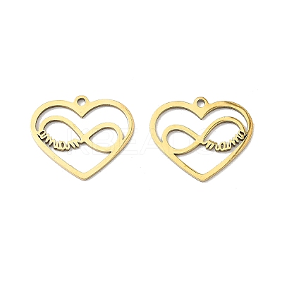 201 Stainless Steel Pendants STAS-K310-04G-1