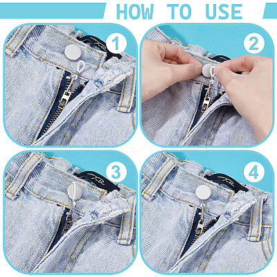 40Pcs Silicone Zipper Holder Upper for Jeans HJEW-NB00229-1