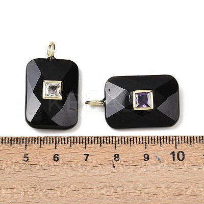 Natural Obsidian Pendants G-I391-03G-12-1