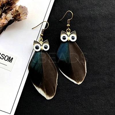 Alloy Enamel Dangle Earrings for Women WGBD3DC-06-1