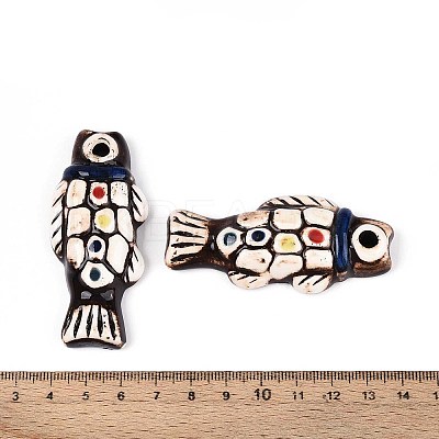 Handmade Porcelain Big Pendants PORC-T133-41-1