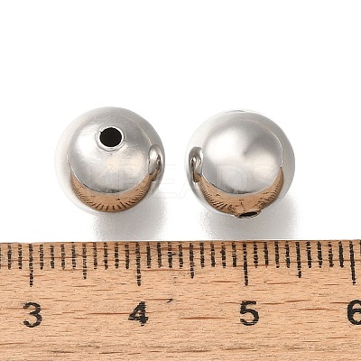 Rack Plating Brass Beads KK-K373-08E-P-1