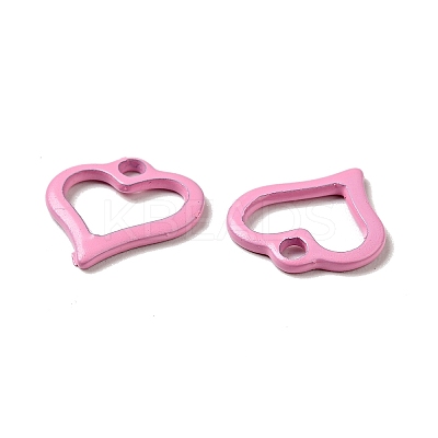 Spray Painted 201 Stainless Steel Charms STAS-G304-14D-1