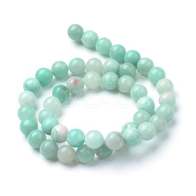 Natural Amazonite Beads Strands G-T055-4mm-17-1