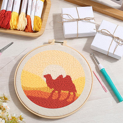 Punch Embroidery Starter Kits DIY-WH20007-13A-1