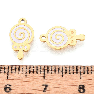 304 Stainless Steel Enamel Charms STAS-T065-59G-01-1