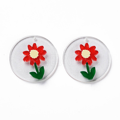 Cellulose Acetate(Resin) Pendants KY-N015-75-1