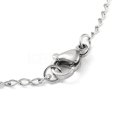 Non-Tarnish 202 Stainless Steel Rosary Bead Necklaces LS-NJEW-D060-01E-GP-1