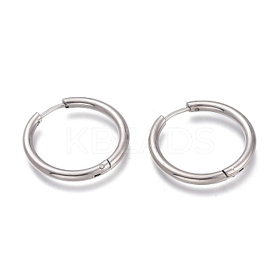 Tarnish Resistant 201 Stainless Steel Huggie Hoop Earrings LS-EJEW-O095-05-13-1