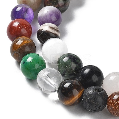 15 inch Round Gemstone Strands GSR4mmC170-1