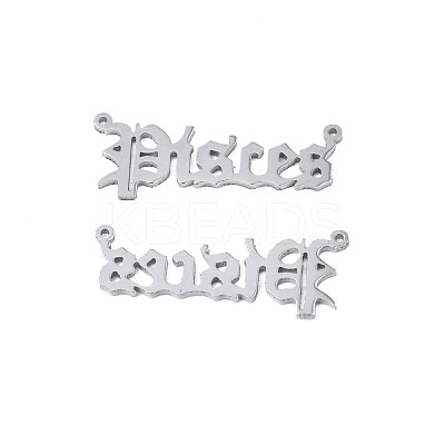 Non-Tarnish 304 Stainless Steel Connector Charms STAS-N095-136E-1