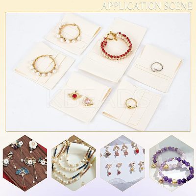 10Pcs 5 Colors Microfiber Jewelry Pouches ABAG-NB0001-70-1
