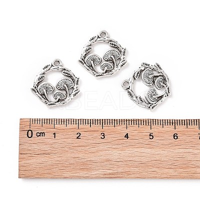 Tibetan Style Alloy Pendants PALLOY-R134-09B-RS-1