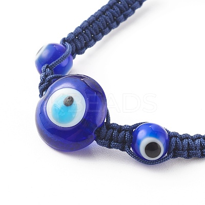 Adjustable Nylon Cord Braided Bead Bracelets BJEW-JB06204-1