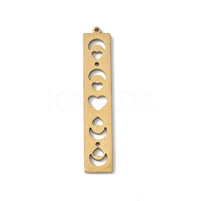 201 Stainless Steel Filigree Pendants LS-STAS-K298-16G-1