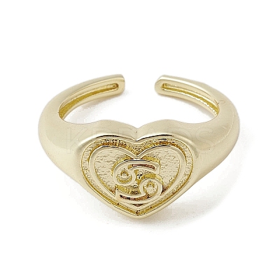 Brass Adjustable Open Rings RJEW-K257-86G-04-1