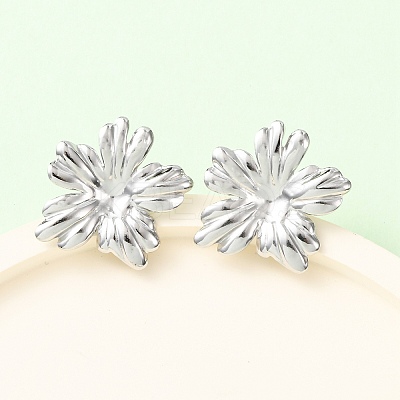304 Stainless Steel Stud Earrings EJEW-I323-01P-02-1