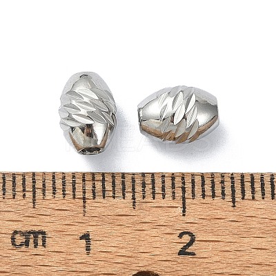 Non-Tarnish 316 Surgical Stainless Steel Bead STAS-H191-06B-P-1
