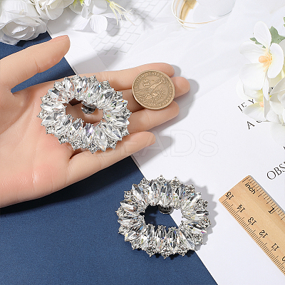 Alloy Rhinestone Shoe Decoration FIND-GF0006-01C-P-1
