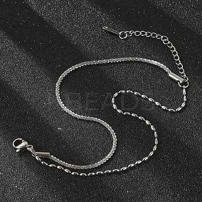 304 Stainless Steel Multi-strand Bracelets LS-BJEW-Q051-03P-1