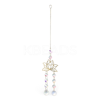 Brass Big Pendant Decorations HJEW-M005-04D-G-1