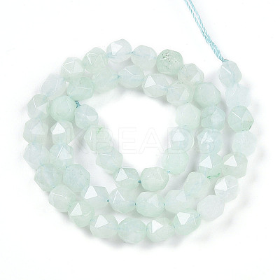 Dyed Natural White Jade Beads Strands G-T139-8mm-46J-1