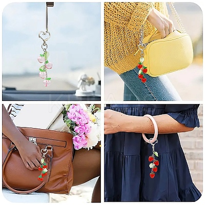 Resin Fruits Pendant Decoration KEYC-YW00168-01-1
