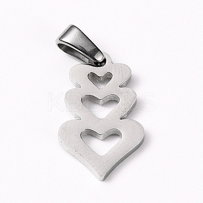 Non-Tarnish 304 Stainless Steel Pendants LS-STAS-I127-018P-1