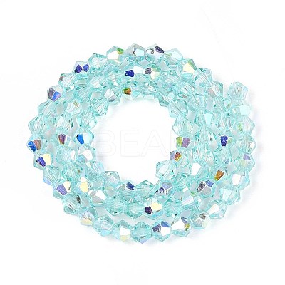 Transparent Glass Beads Strands LS-EGLA-N021-4mm-02-1