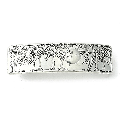 Alloy Hair Barrettes OHAR-C010-04AS-1