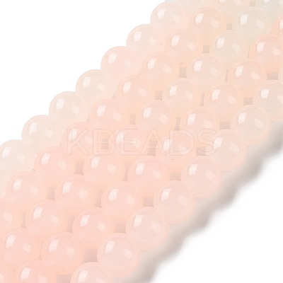 (Defective Closeout Sale: Fading) Imitation Jade Glass Beads Strands DGLA-XCP0001-13-1