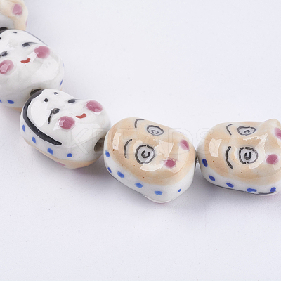 Handmade Porcelain Beads PORC-G002-32B-1