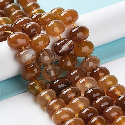 Natural Agate Beads Strands G-G021-03B-16-1