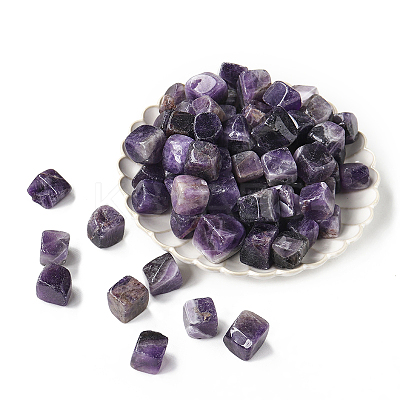 Natural Amethyst Cube Home Display Decorations G-PW0007-122B-1