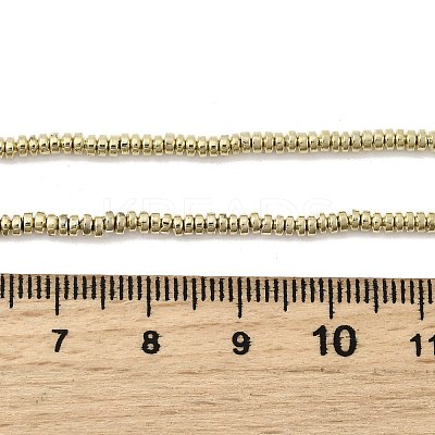 Electroplated Synthetic Non-magnetic Hematite Beads Strands G-H327-H01-01E-1