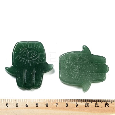 Natural Green Aventurine Cabochons G-G119-02B-1