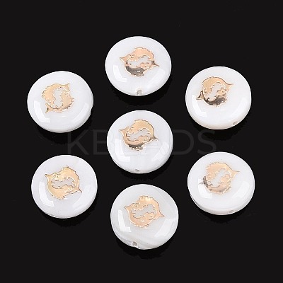Natural Freshwater Shell Beads SHEL-N037-02C-G-1