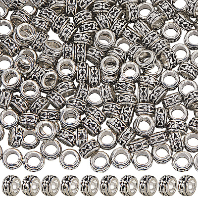 240Pcs Tibetan Style Alloy Beads TIBE-PA0001-03-1