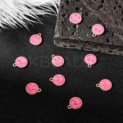 Alloy Enamel Charms ENAM-S121-165E-RS-1
