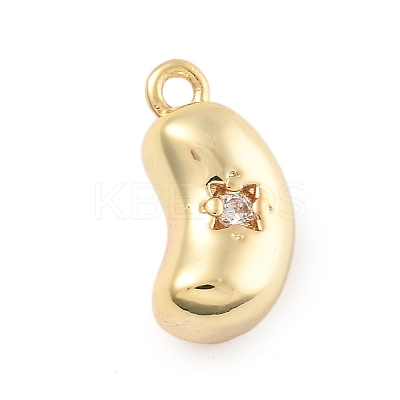 Brass Micro Pave Cubic Zirconia Pendants LS-KK-D283-23G-1