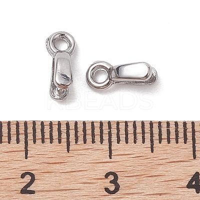 Non-Tarnish 304 Stainless Steel Ice Pick Pinch Bails STAS-K277-04A-P-1